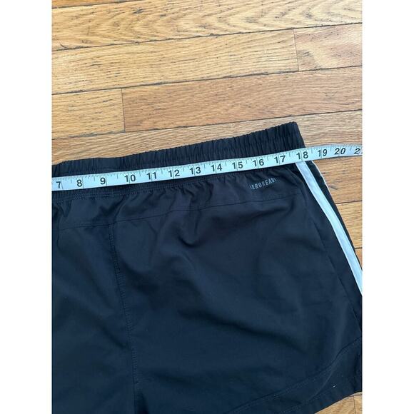 Adidas Women’s 3-Stripes Running Shorts Black White Size XL Lightweight Active - Picture 5 of 6